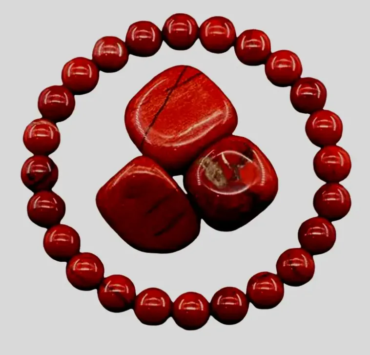 Coral Bead Bracelet - Image 3